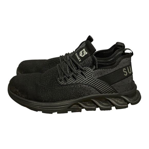 Suadex Steel Toe Work Safety Sneakers Lightweight Black Slip Resistant Men's 11 - Picture 6 of 10